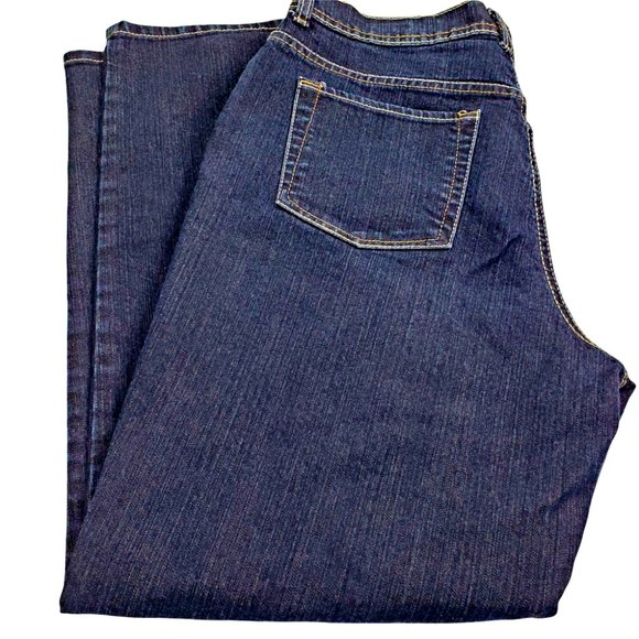 Gloria Vanderbilt Amanda Jeans Women's Size 12 SHORT Dark Stretch Cotton Blend - Picture 6 of 7